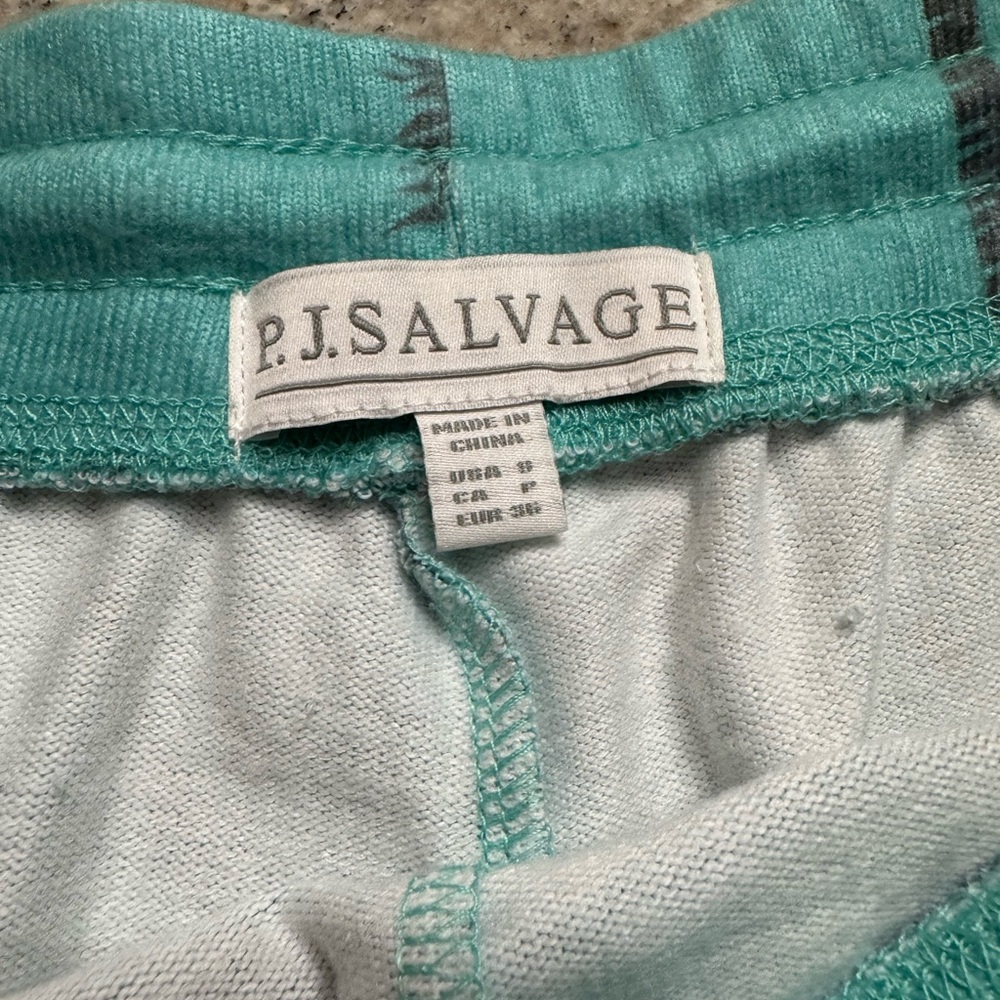 PJ Salvage Peachy Knit Palm Ombre Print Sleep Shorts SIZE Small - Picture 4 of 4